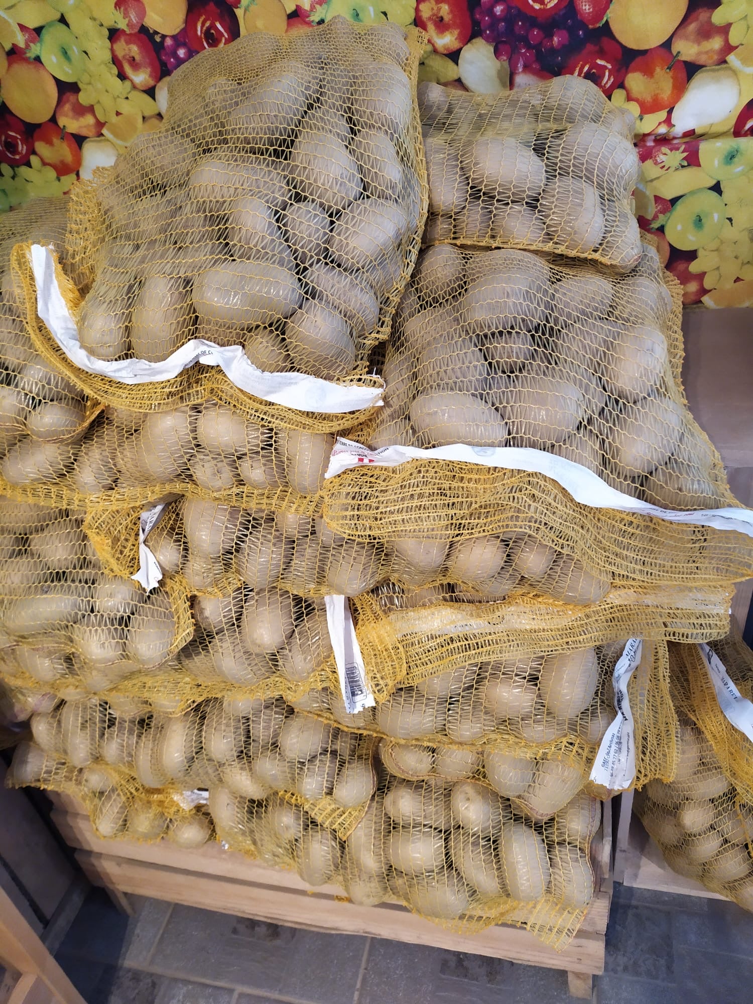 Pommes de terre disponibles au Domaine des Moines
